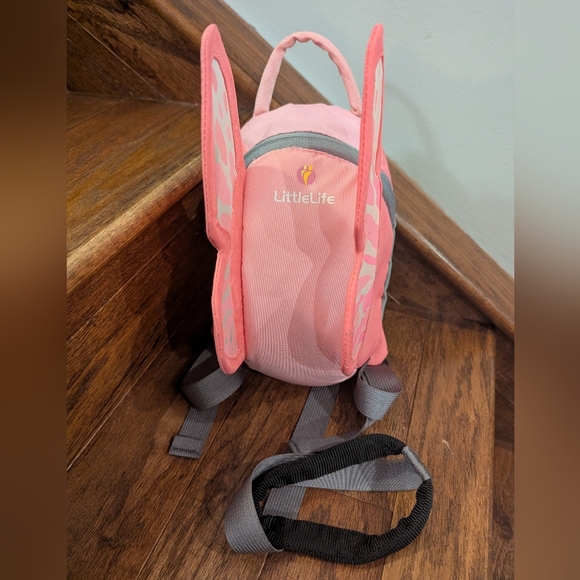 LittleLife Animal Toddler Backpack Daysack, Leash Butterfly Ages 1-3 - Picture 3 of 16